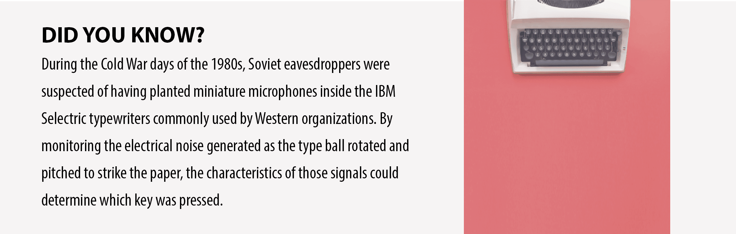 Did You Know
