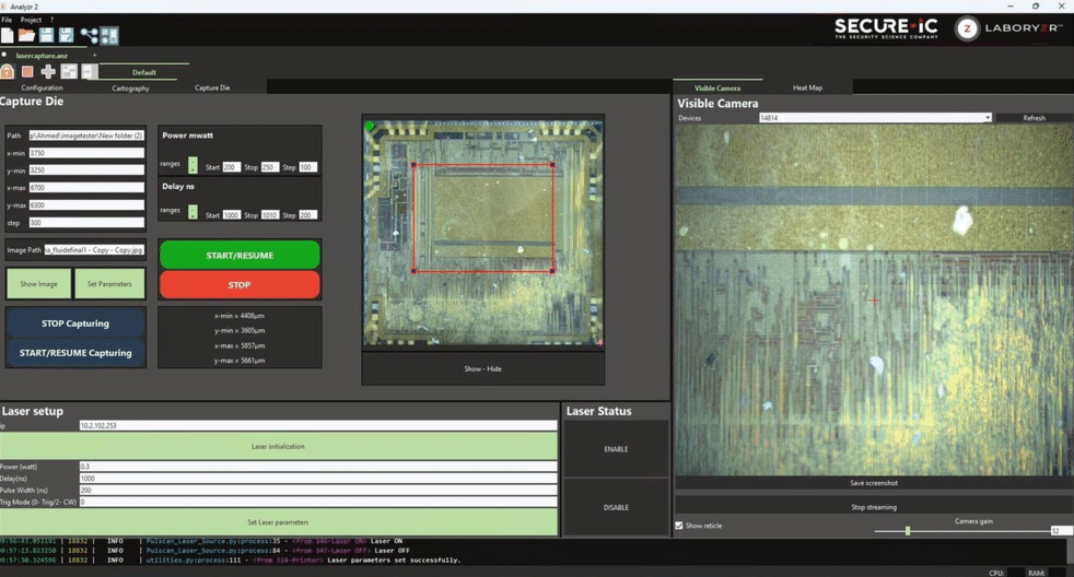 An Innovative Laser Station for Security Labs